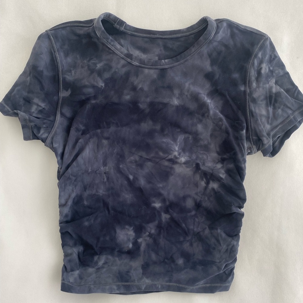 Tie Die Cropped Lululemon top